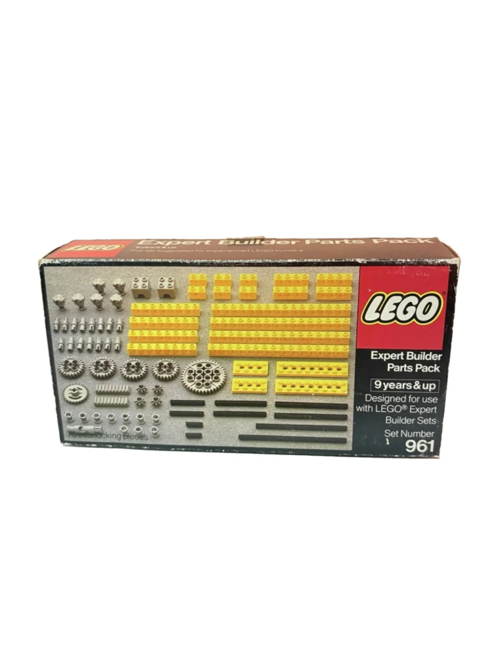 LEGO Expert Builder Parts Pack 961 Complete w/ Box Tray Instructions 1978